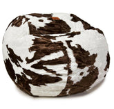 Cowhide Faux Fur Convertible Beanbag QC-FUR-COW.